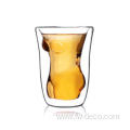 Sexy Lady Body Shape Double Wall Wine glasses